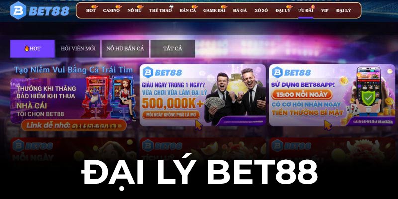 Tìm hiểu chương trình trở thành đại lý bet88